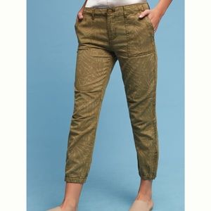 ANTHROPOLOGIE TROOPER PRINTED PANTS
